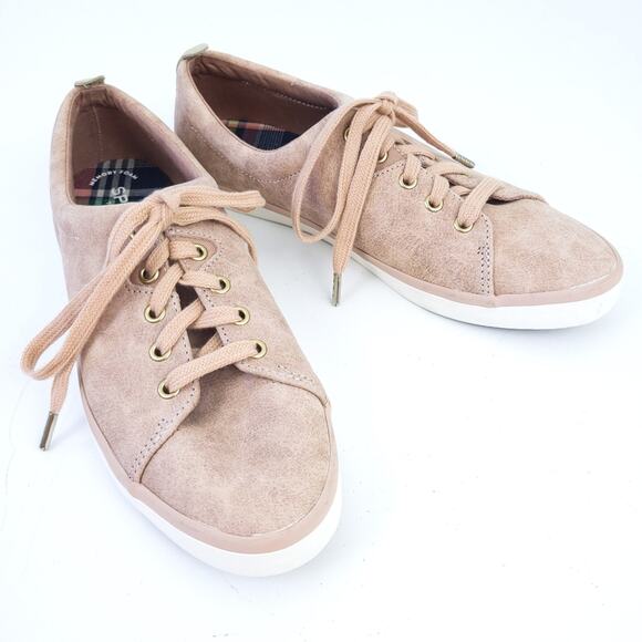 Women's Sperry Top-Sider Sailor Lace To Toe Mystic Sneaker Rose Dust Nubuck 7M - Picture 1 of 7
